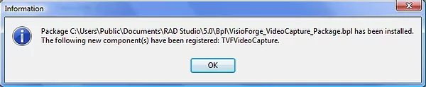 Verification of successful installation