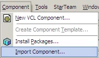 C++ Builder 2006+ - Menú Component
