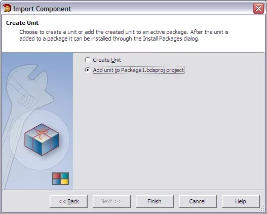 C++ Builder 2006+ - Elegir Acción de Paquete