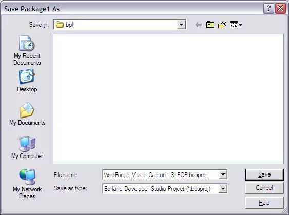 C++ Builder 2006+ - Guardar Paquete