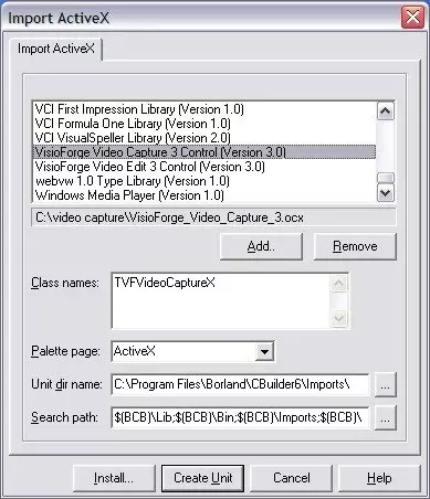 C++ Builder 5/6 - Seleccionar Control