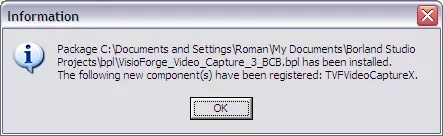Captura de pantalla mostrando la confirmación de instalación exitosa