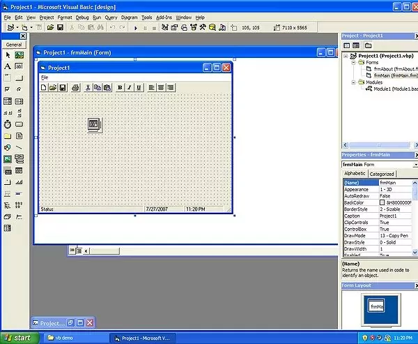 Creando un nuevo proyecto VB6
